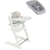 STOKKE TRIPP TRAPP HIGH CHAIR² WITH CUSHION, NEWBORN SET + STOKKE TRAY