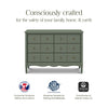 Liberty 6-Drawer Assembled Dresser in Cove Blue