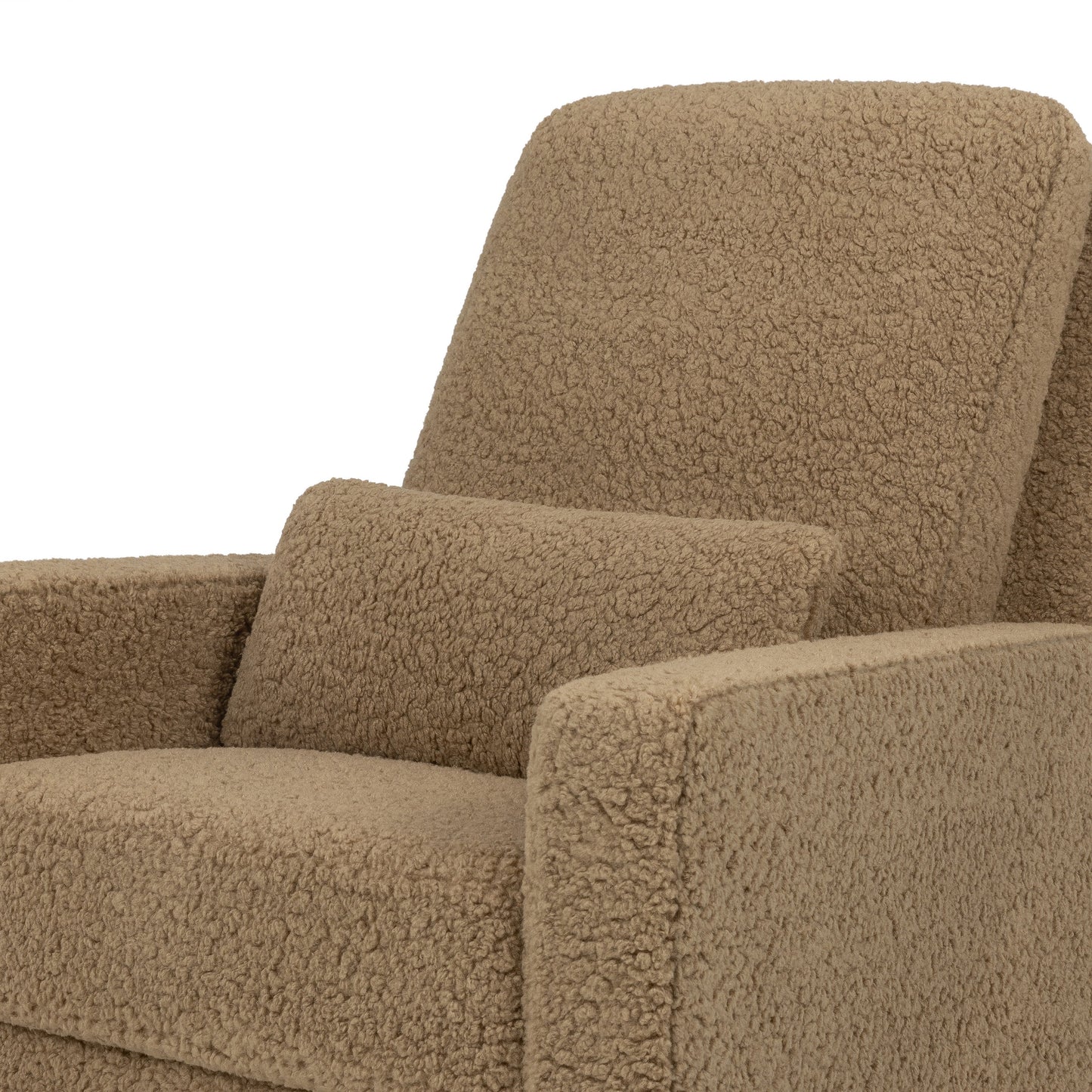 BABYLETTO SIGI RECLINER AND SWIVEL GLIDER IN SHEARLING