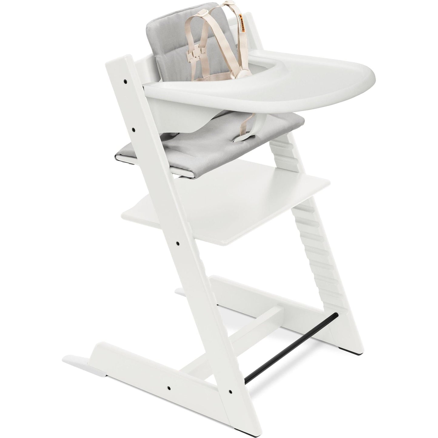 STOKKE TRIPP TRAPP HIGH CHAIR 2 WITH CUSHION + TRAY