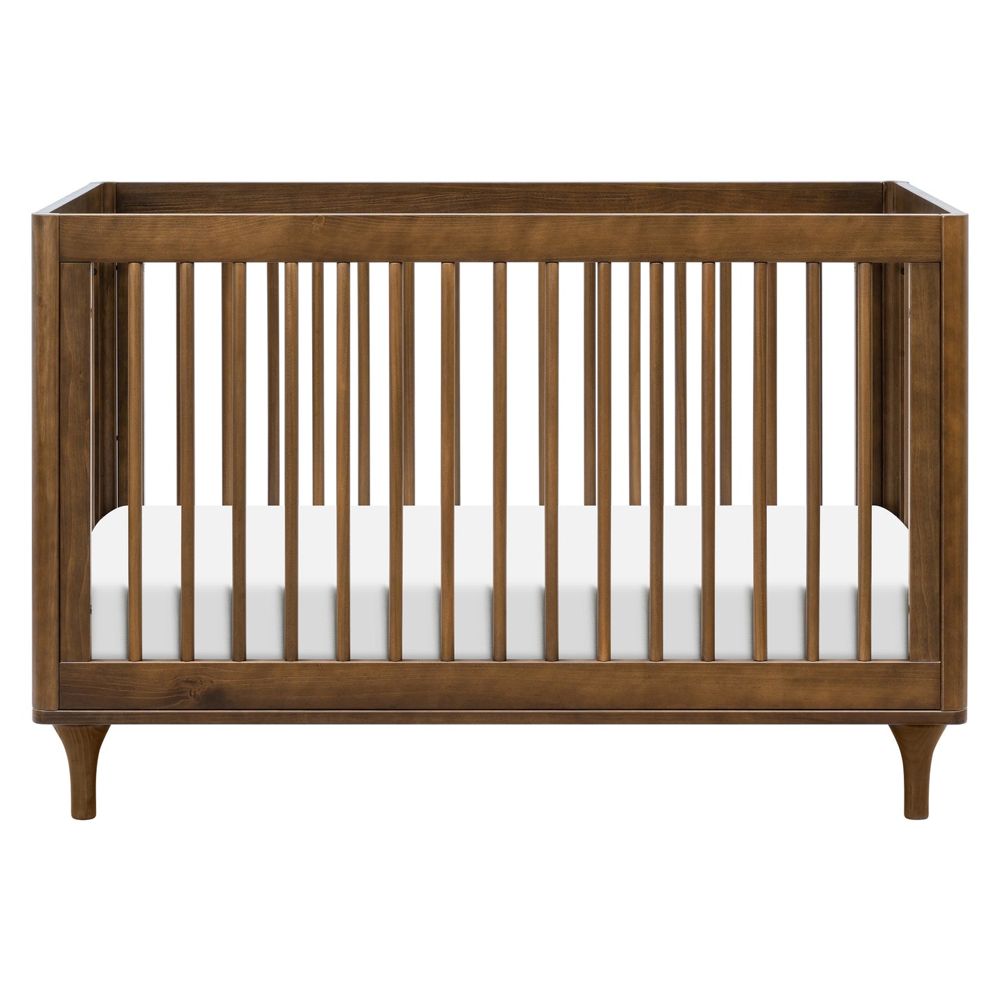 Lolly 3-in-1 Convertible Crib w/Toddler Bed Conversion in Crimson/Natural