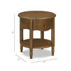 Liberty Assembled Nightstand in Warm White