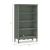 Liberty Assembled Bookcase in Warm White