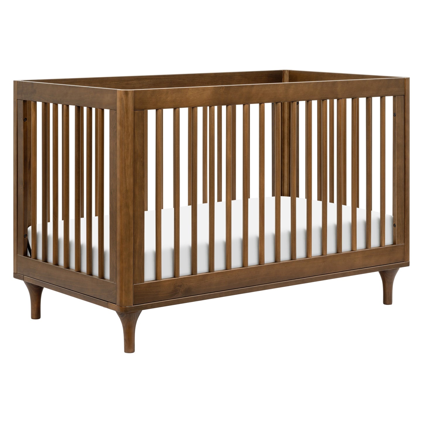 Lolly 3-in-1 Convertible Crib w/Toddler Bed Conversion in Crimson/Natural