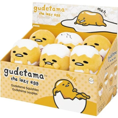 GUDETAMA THE LAZY EGG SQUISHIES