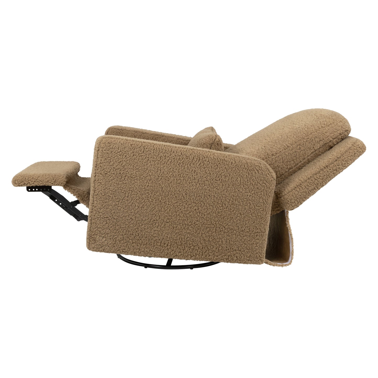 BABYLETTO SIGI RECLINER AND SWIVEL GLIDER IN SHEARLING