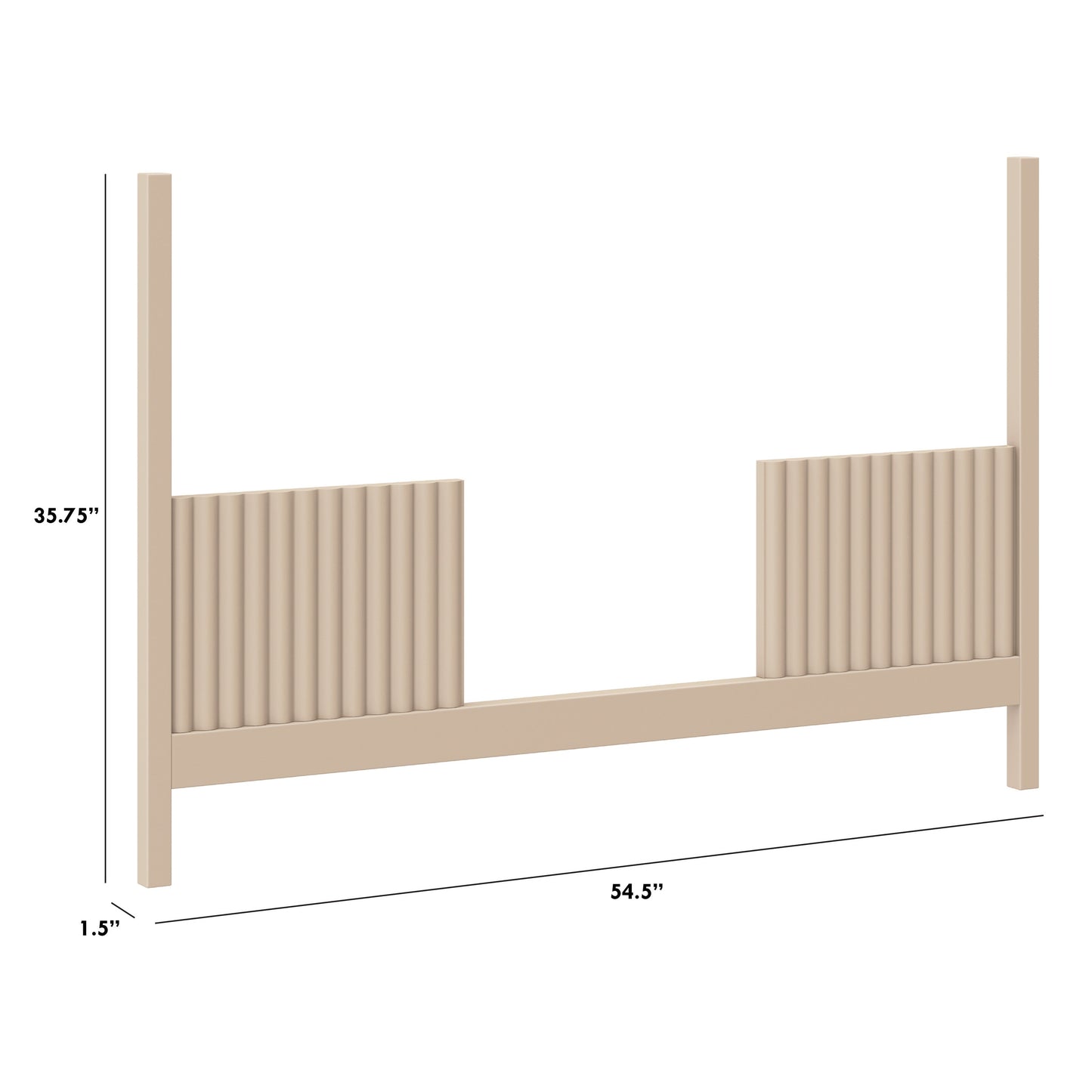 BABYLETTO TODDLER BED CONVERSION KIT FOR MOAB 3-IN-1 CONVERTIBLE CRIB