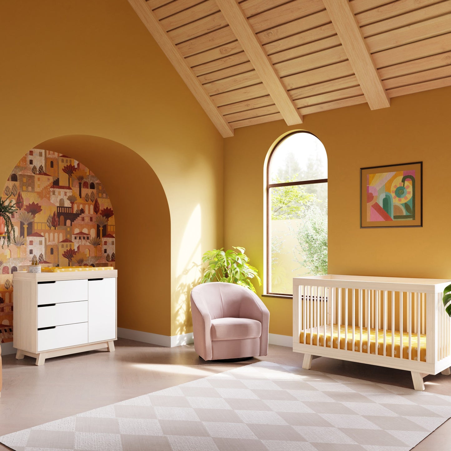 BABYLETTO HUDSON 3-DRAWER CHANGER DRESSER WITH REMOVABLE CHANGING TRAY