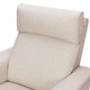 Willa Deluxe Power Glider Recliner w/Heat&Massage in Performance Beach Eco-Weave
