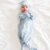COPPER PEARL NEWBORN KNOTTED GOWN - LENNON