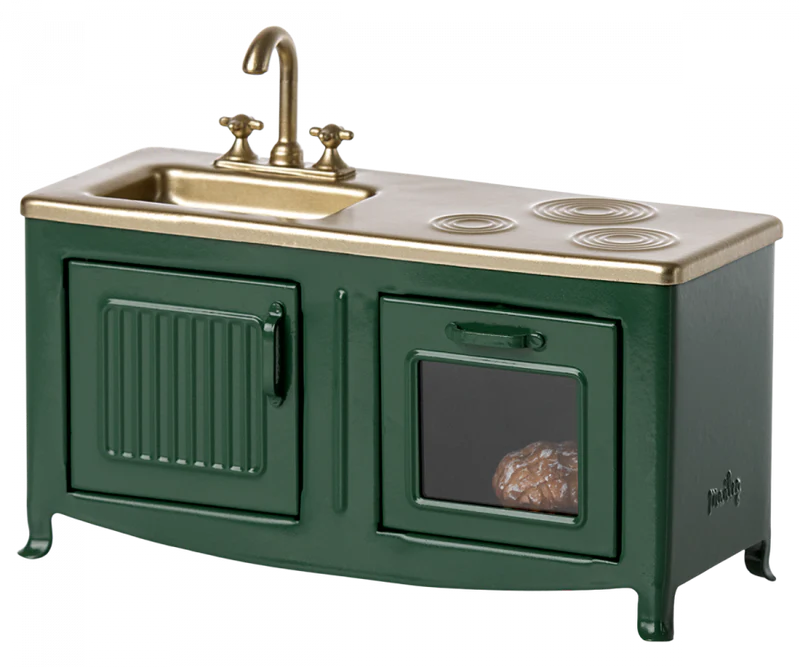 MAILEG KITCHEN, MOUSE - DARK GREEN