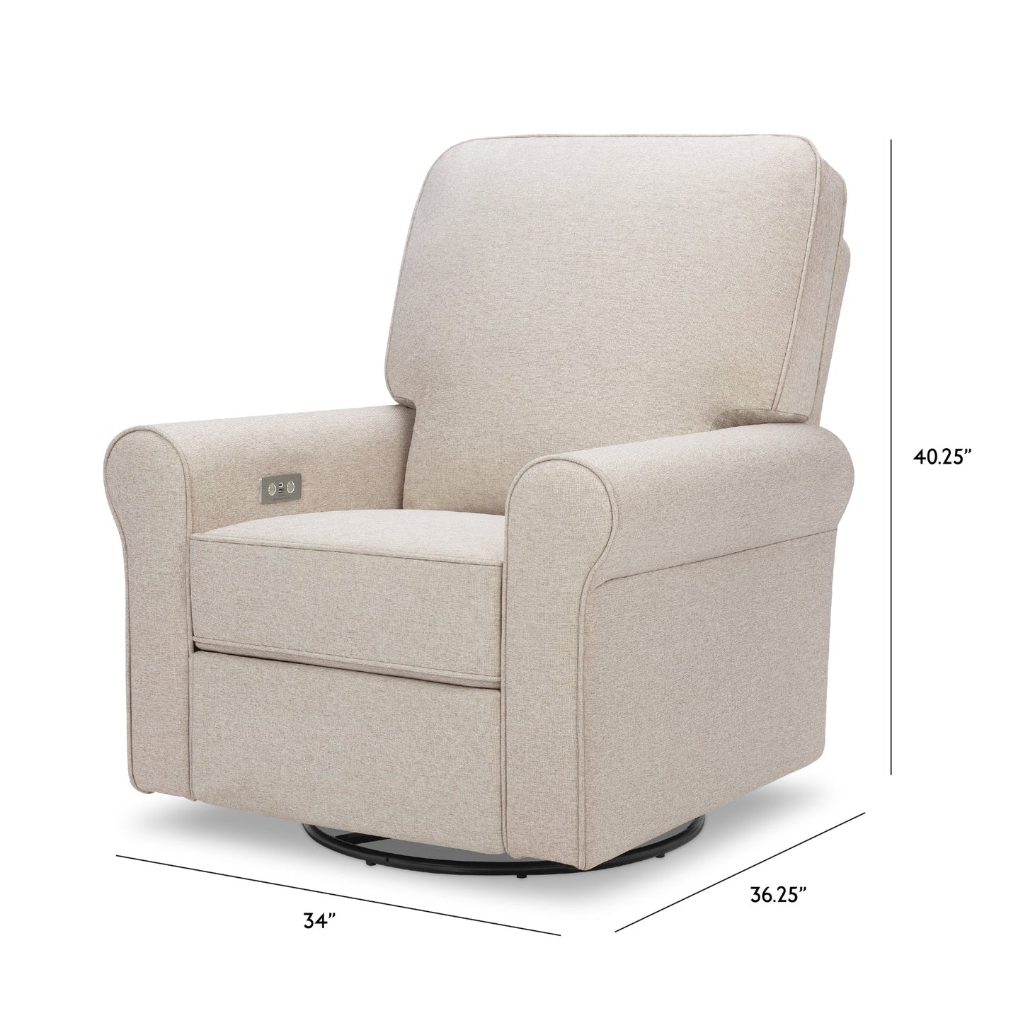 MONOGRAM BY NAMESAKE MONROE POWER RECLINER & SWIVEL GLIDER