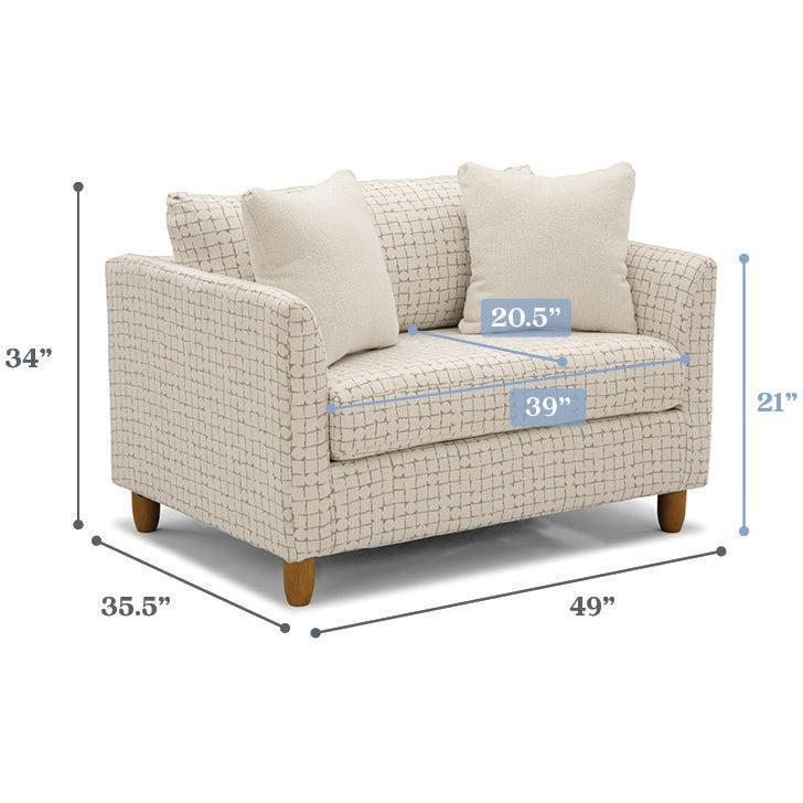 STORYTIME BAYMENT CHAIR & A HALF WITH TWIN SLEEPER