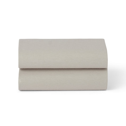 Bassinet 2 Pack Fitted Sheets - Gray