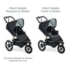 BOB SINGLE JOGGING STROLLER ADAPTER FOR SELECT BRITAX INFANT CAR SEATS WITH CLICKTIGHT