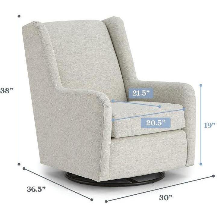 STORYTIME BRIANNA SWIVEL GLIDER