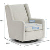 STORYTIME BRIANNA SWIVEL GLIDER