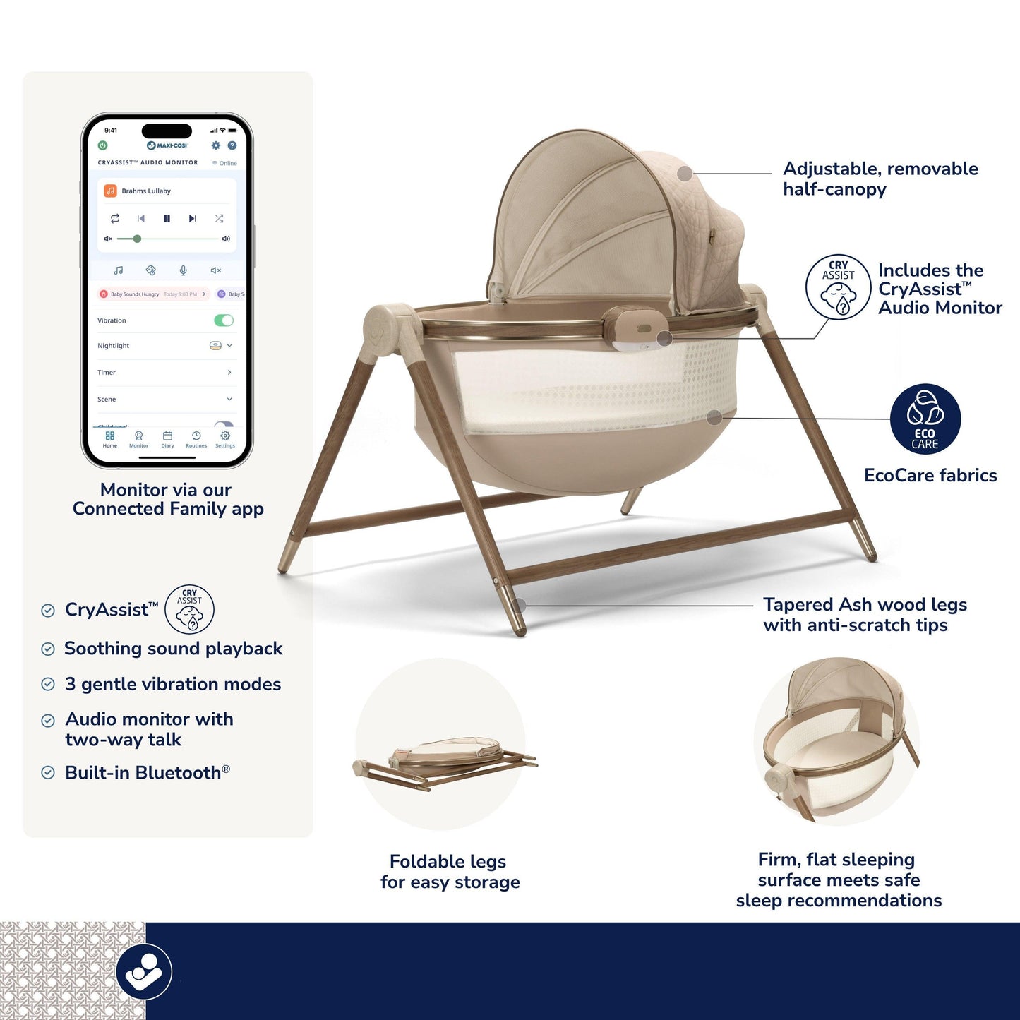 MAXI-COSI KINDRED SIBIA BASSINET