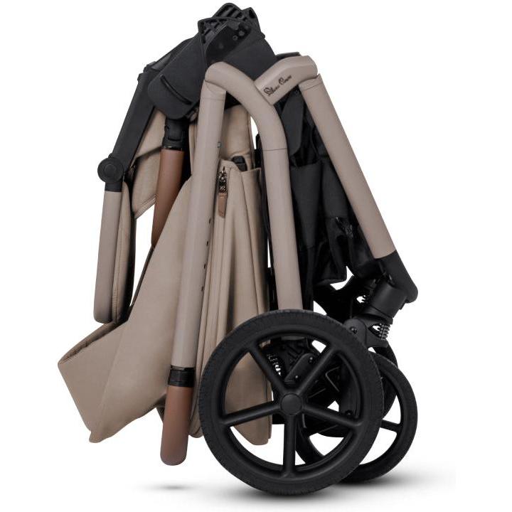 SILVER CROSS BREEZ COMPACT STROLLER + FOLDING BASSINET BUNDLE