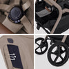 SILVER CROSS BREEZ COMPACT STROLLER + FOLDING BASSINET BUNDLE
