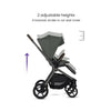 SILVER CROSS BREEZ COMPACT STROLLER + FOLDING BASSINET BUNDLE