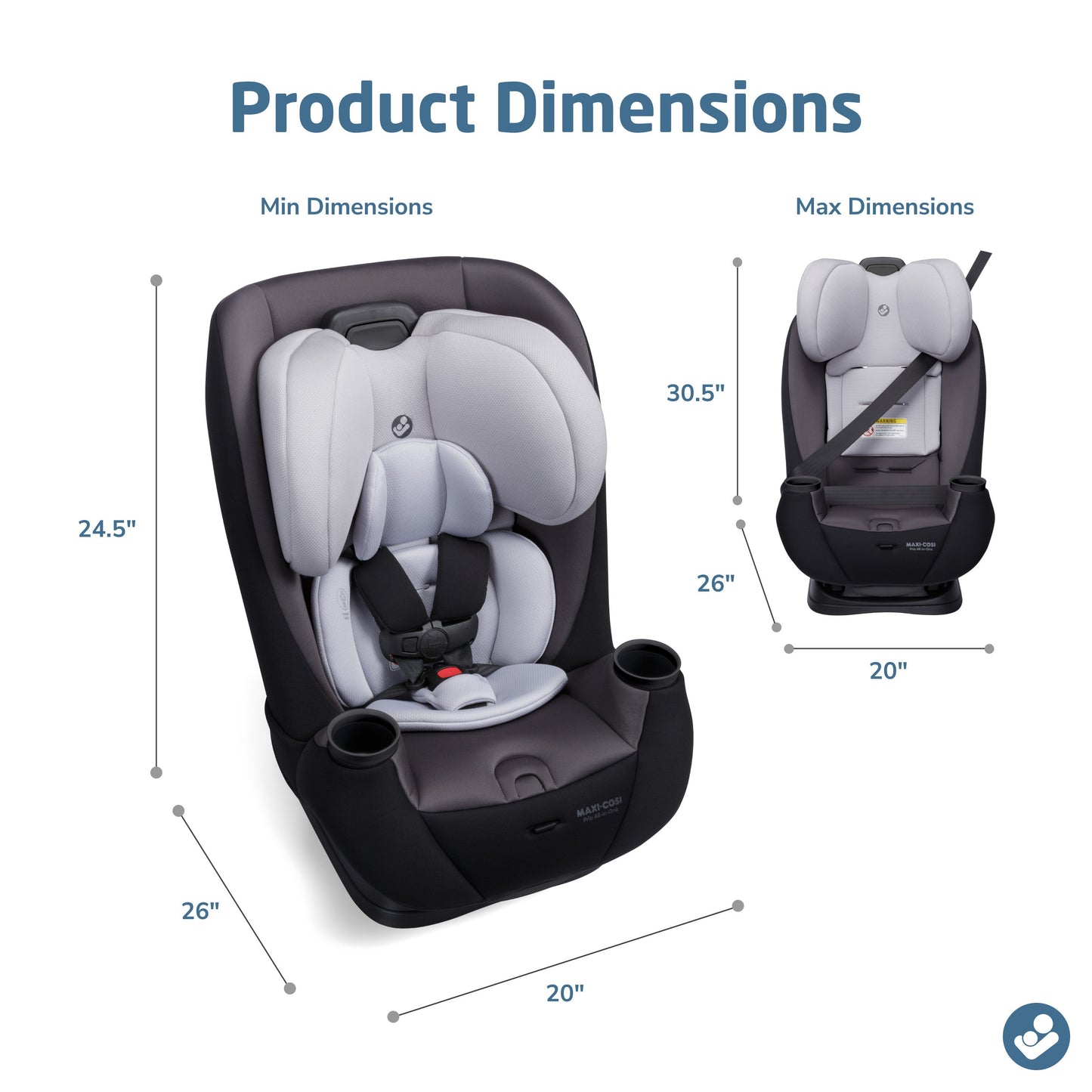MAXI-COSI PRIA ALL-IN-ONE CONVERTIBLE CAR SEAT