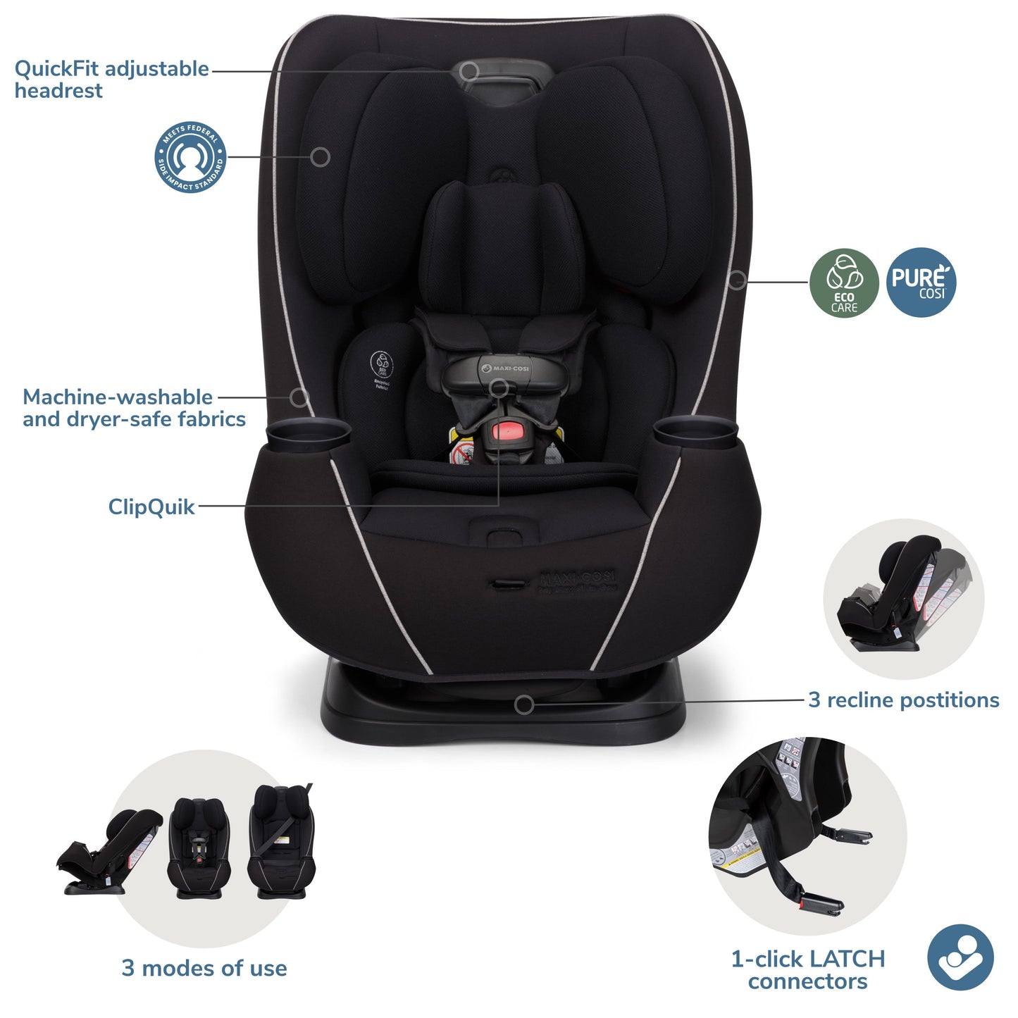 MAXI-COSI PRIA MAX ALL-IN-ONE CONVERTIBLE CAR SEAT