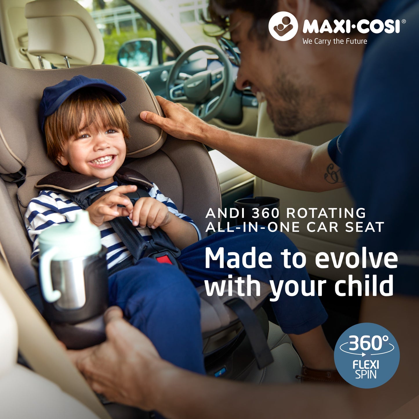 MAXI-COSI ANDI 360 ROTATING ALL-IN-ONE CONVERTIBLE CAR SEAT