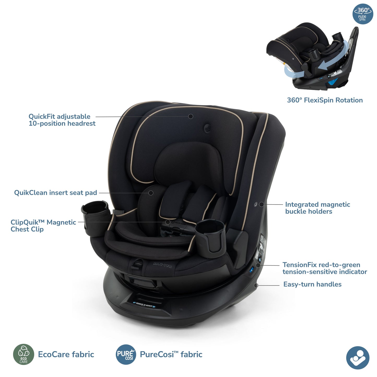 MAXI-COSI ANDI 360 ROTATING ALL-IN-ONE CONVERTIBLE CAR SEAT