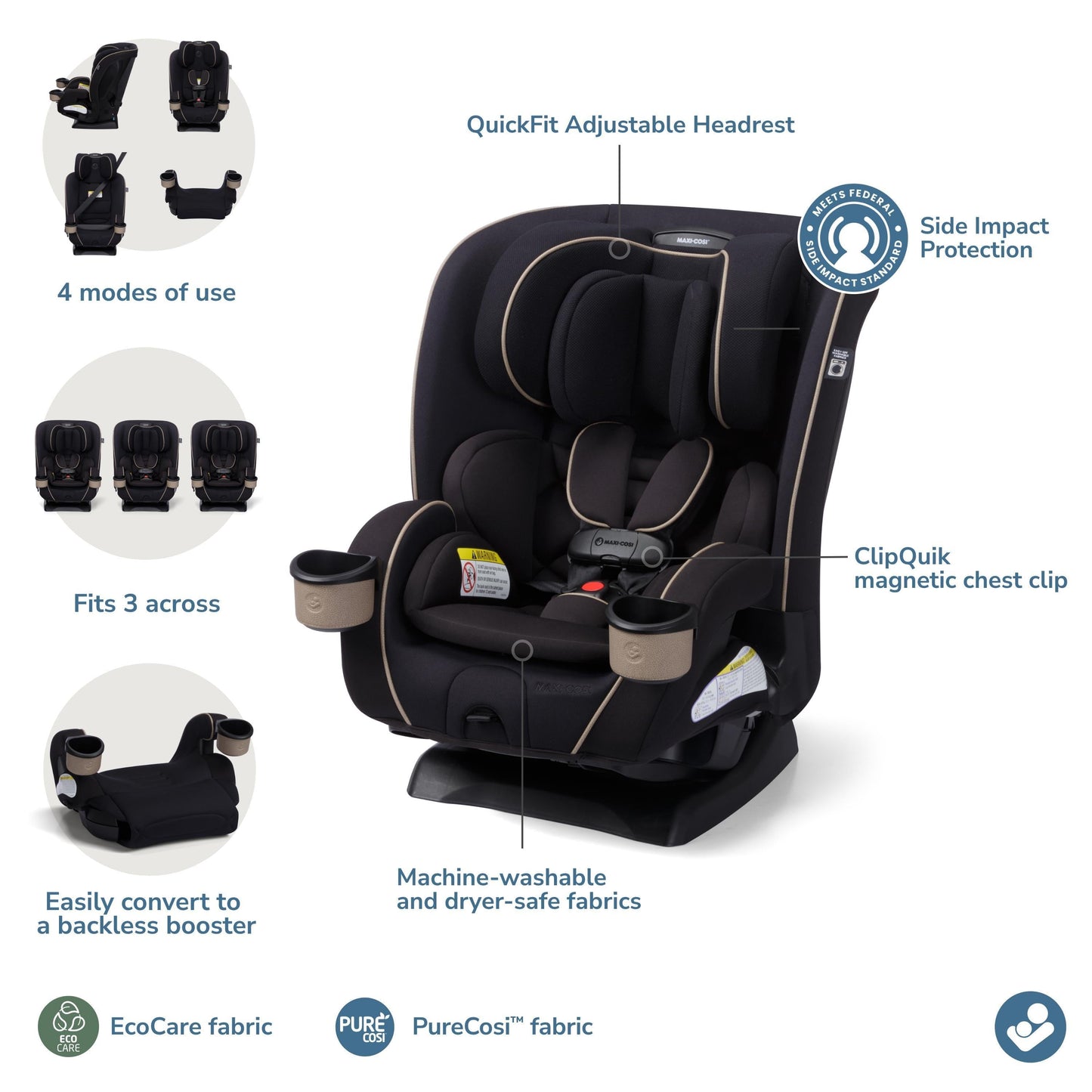 MAXI-COSI KANI 4-IN-1 CONVERTIBLE CAR SEAT