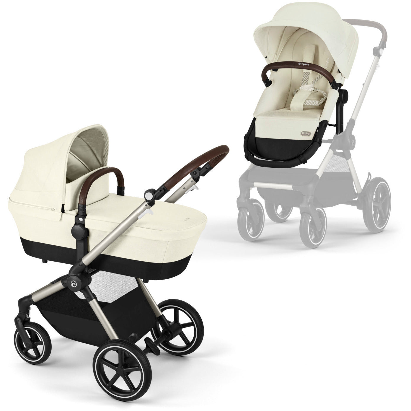 EOS Lux 2-in-1 Stroller - Seashell Beige