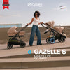 CYBEX E-GAZELLE S ELECTRONIC ASSIST SINGLE-TO-DOUBLE STROLLER