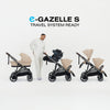 CYBEX E-GAZELLE S ELECTRONIC ASSIST SINGLE-TO-DOUBLE STROLLER
