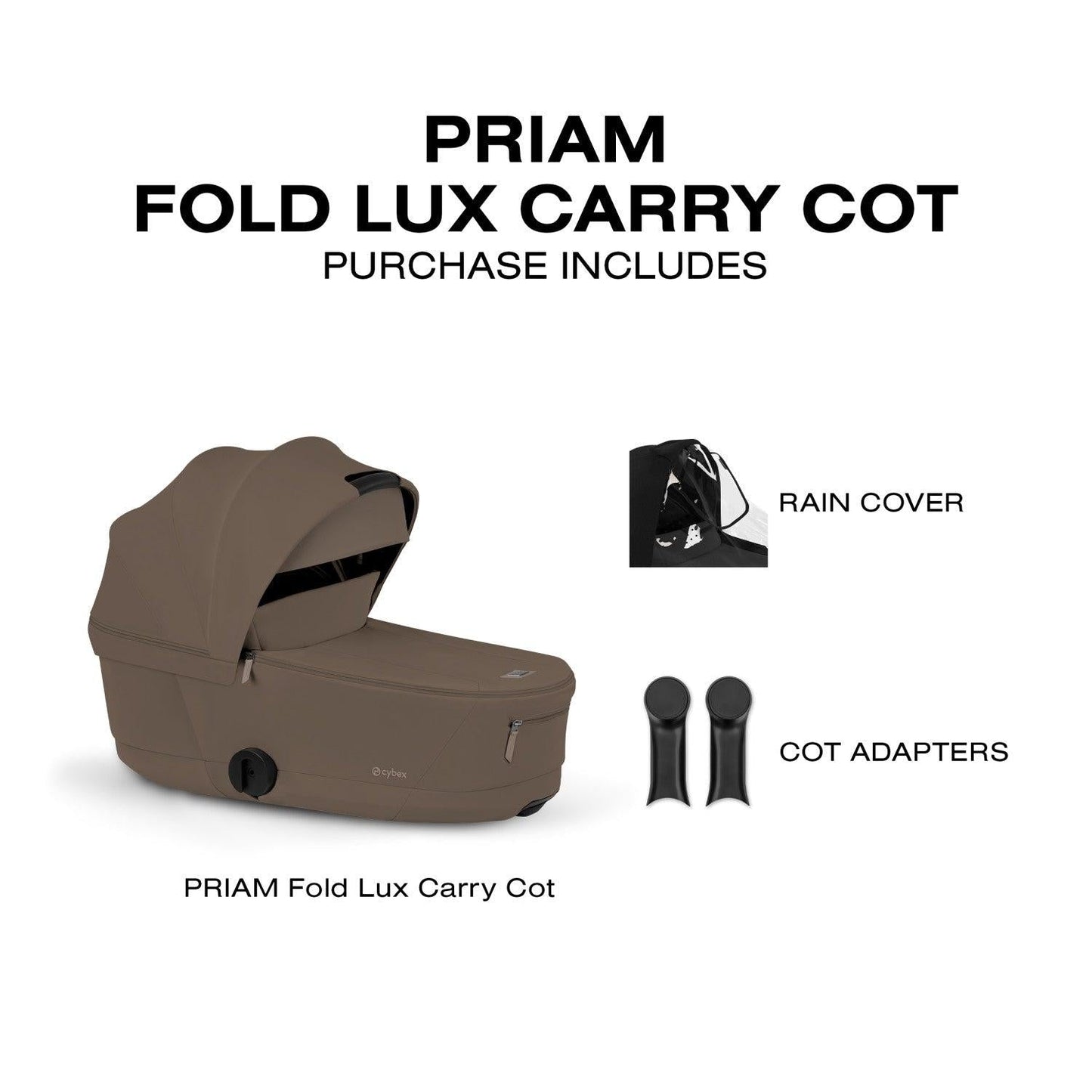 CYBEX PRIAM FOLD LUX CARRY COT | COMFORT COLLECTION