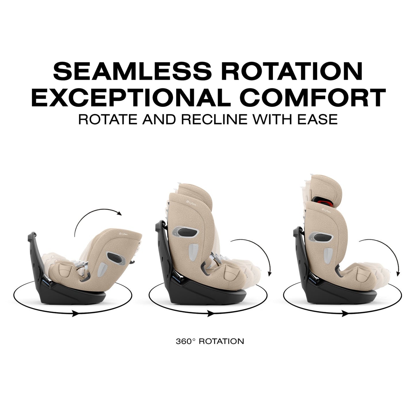 CYBEX CALLISTO T 360 ROTATING ALL-IN-ONE CONVERTIBLE CAR SEAT