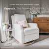 NAMESAKE CREWE RECLINER AND SWIVEL GLIDER IVORY BOUCLE