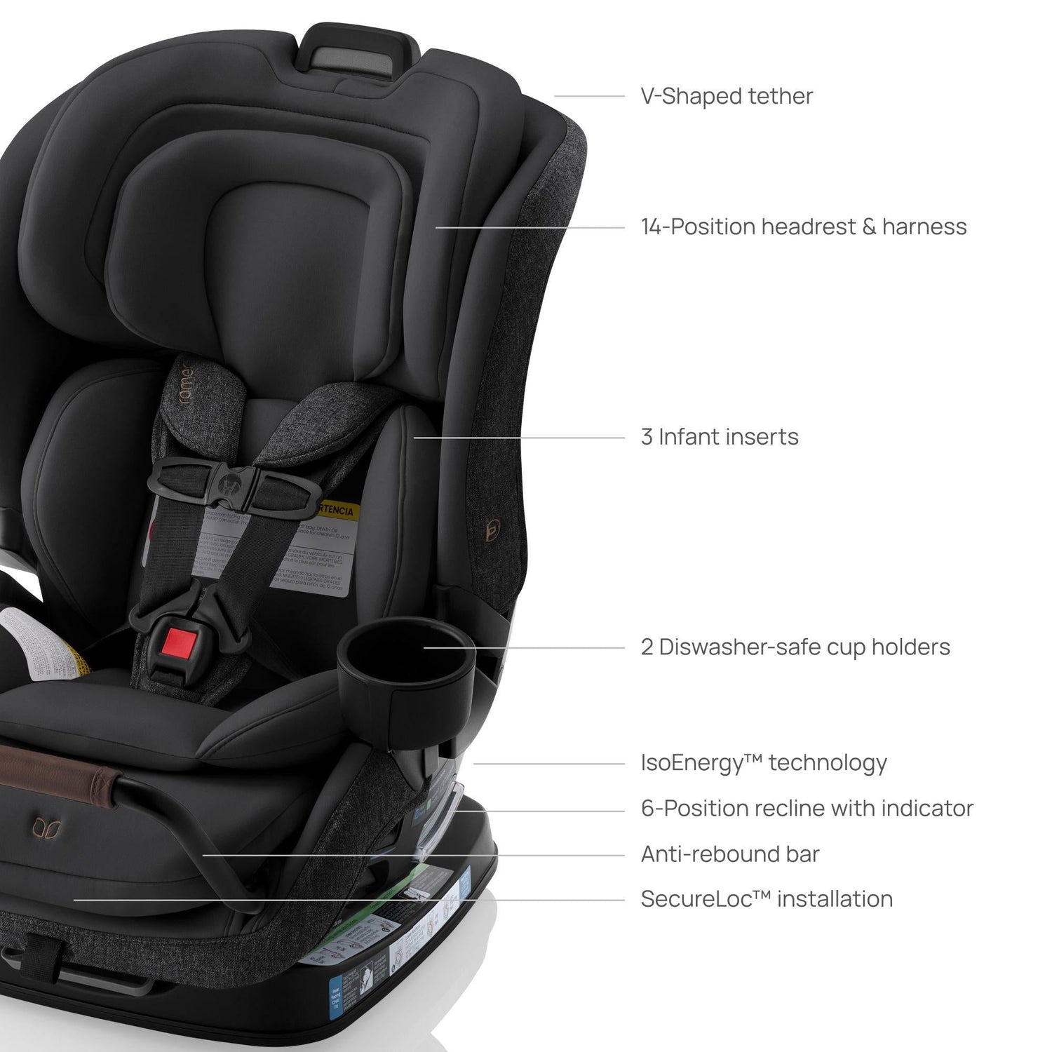 how to install anti rebound bar britax ROMER VENI CONVERTIBLE CAR SEAT – Buttercup Baby Co