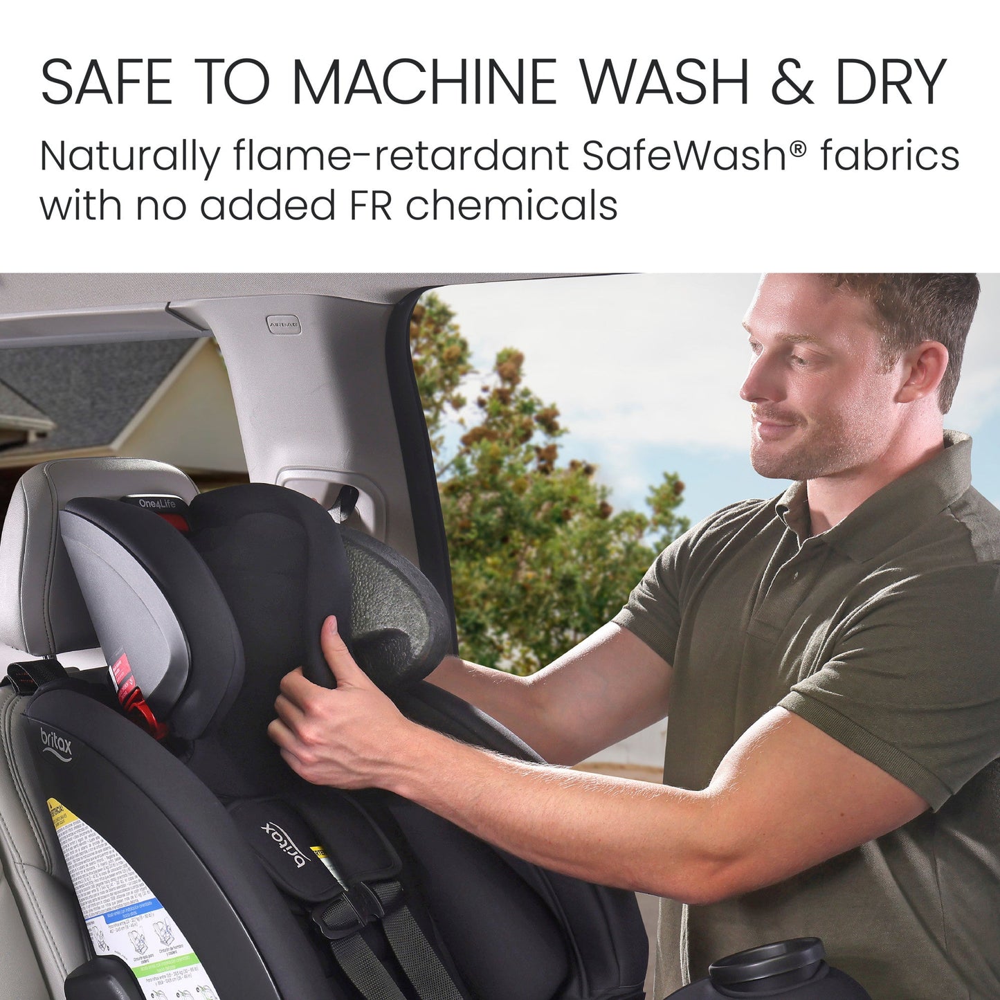 BRITAX ONE4LIFE ALL-IN-ONE CAR SEAT WITH CLICKTIGHT INSTALLATION + SAFEWASH FABRICS
