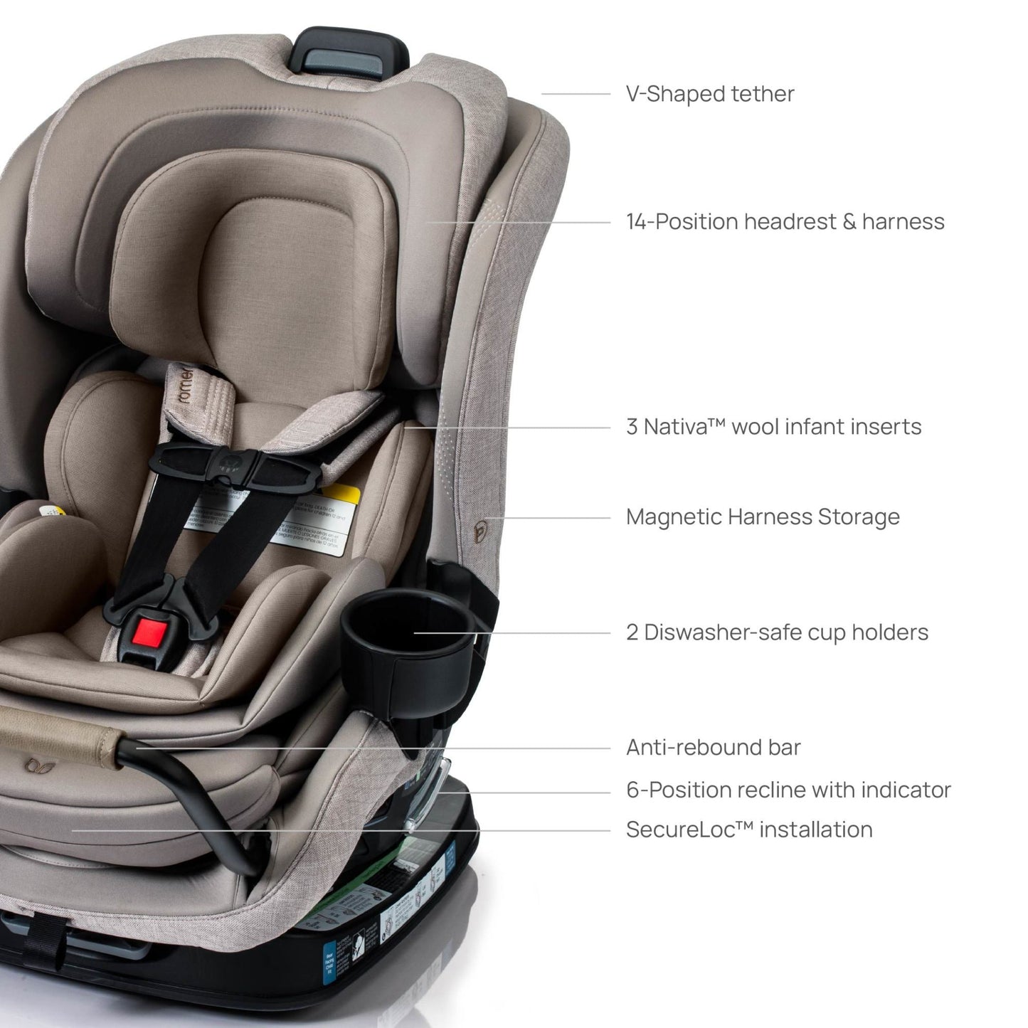 ROMER VENI CONVERTIBLE CAR SEAT