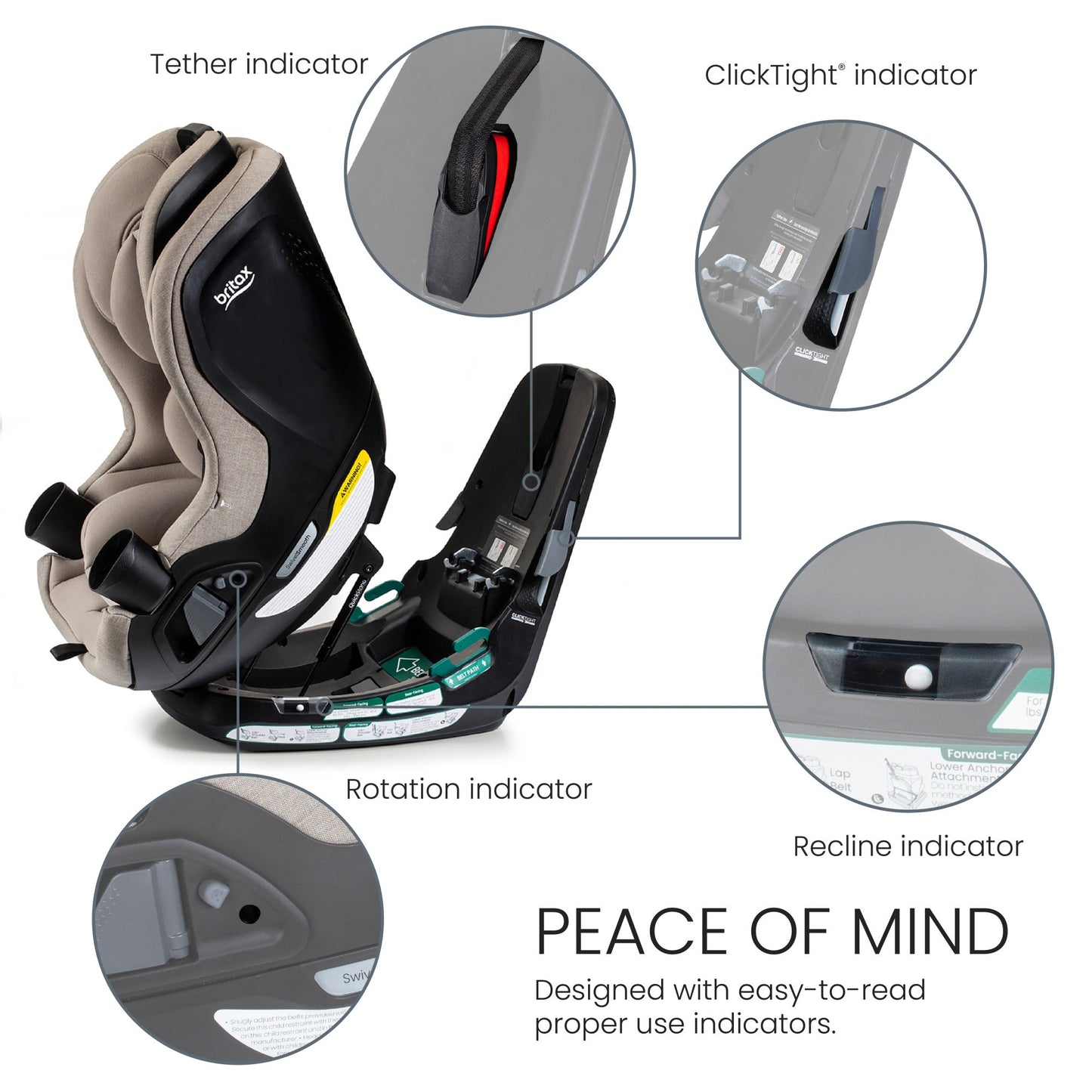BRITAX GALAXY 360 SLIM ROTATING CONVERTIBLE CAR SEAT