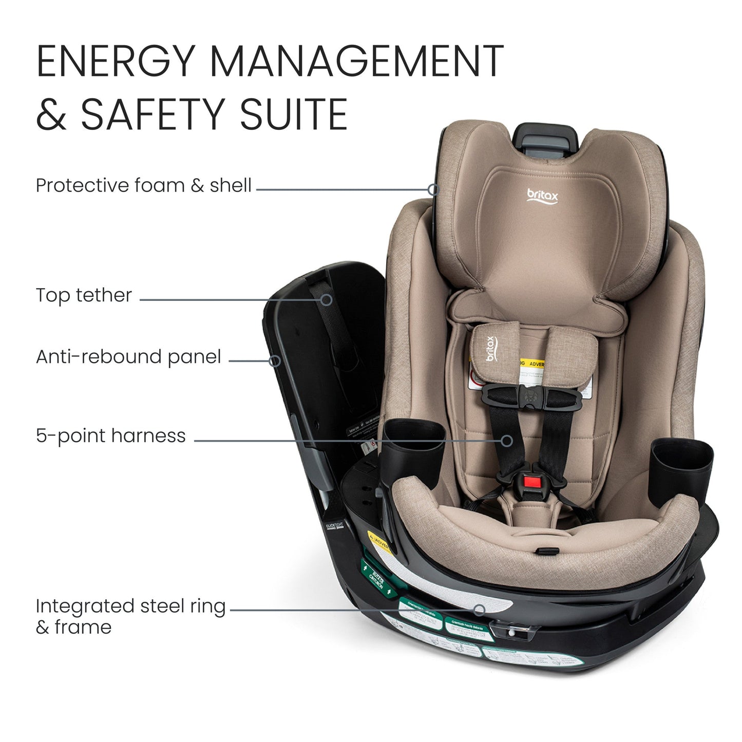 BRITAX GALAXY 360 SLIM ROTATING CONVERTIBLE CAR SEAT