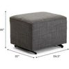 STORYTIME GLIDE OTTOMAN FOR KACEY GLIDER