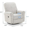 STORYTIME JOSEY SWIVEL GLIDER RECLINER