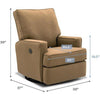 STORYTIME KERSEY SWIVEL GLIDER