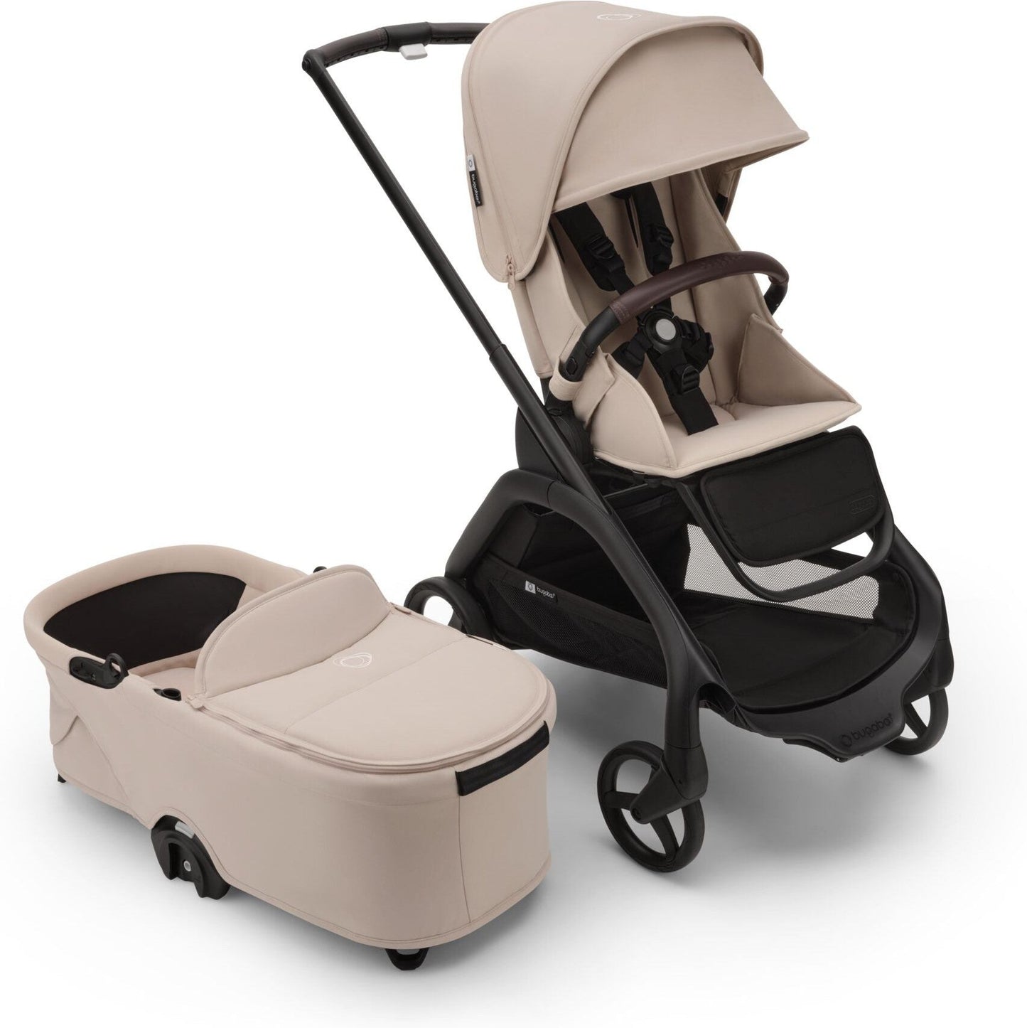 BUGABOO DRAGONFLY STROLLER + BASSINET