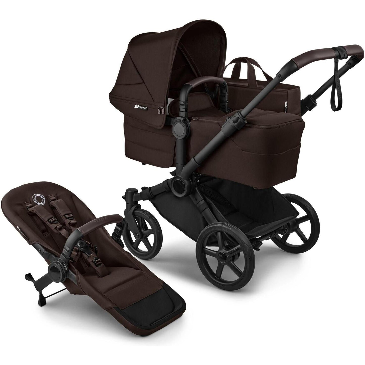 Bugaboo Donkey 6 NA BLACK/COCOA BROWN-COCOA BROWN