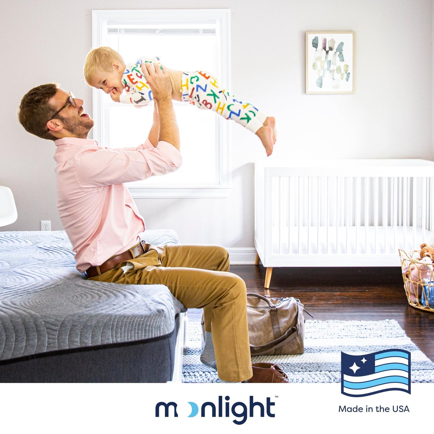 MOONLIGHT STARLIGHT SLUMBER CRIB MATTRESS (COMPRESSED & ROLLED)