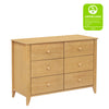 Sprout 6-Drawer Double Dresser in Honey
