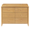 Sprout 6-Drawer Double Dresser in Honey