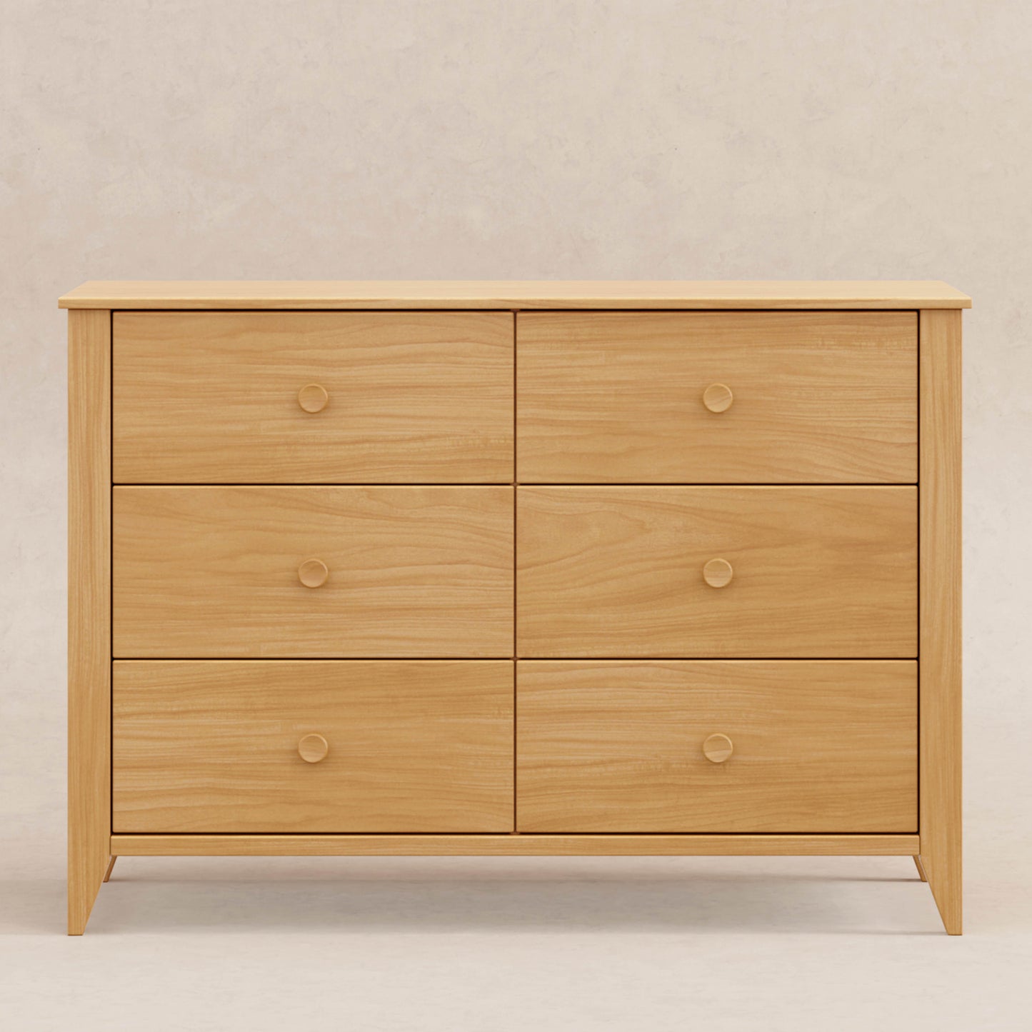 Sprout 6-Drawer Double Dresser in Honey